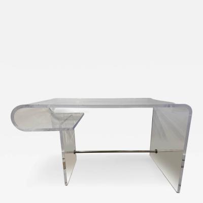 Chic Vintage Curved Lucite Desk