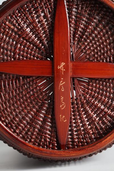 Chikubosai Maeda II Cylindrical Basket 1980s