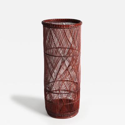 Chikubosai Maeda II Cylindrical Basket 1980s