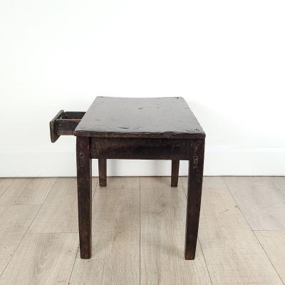 Childs Table or Salesman Sample Spanish One Door Table 19th century