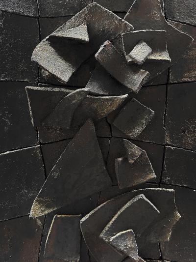 Chili Emerman Brutalist Ceramic Abstract Wall Sculpture