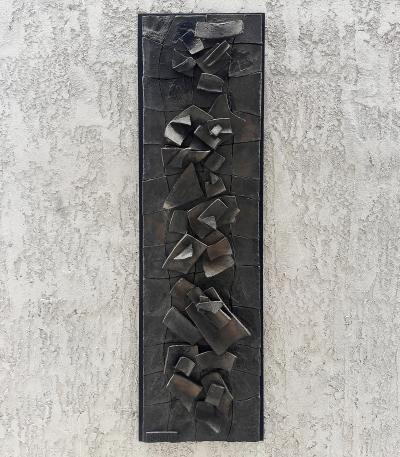 Chili Emerman Brutalist Ceramic Abstract Wall Sculpture