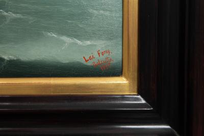 China Trade Painting of Ship County of Caithness by Lai Fong ca 1897