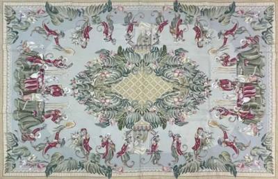 Chinese Aubusson Needlepoint Carpet