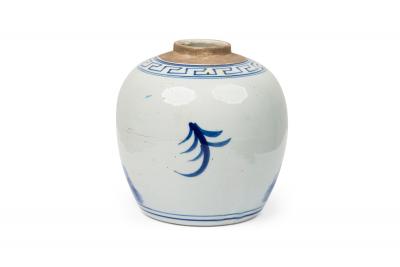 Chinese Blue White Porcelain Covered Jars with Figural Scenes