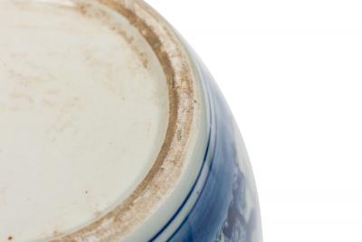 Chinese Blue White Porcelain Covered Jars with Figural Scenes