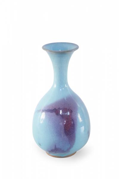 Chinese Blue and Purple Glazing Porcelain Vase