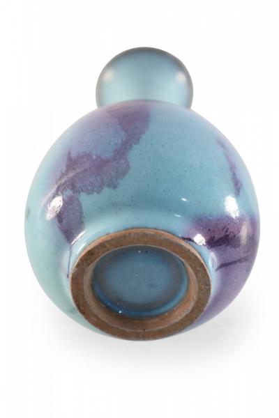 Chinese Blue and Purple Glazing Porcelain Vase