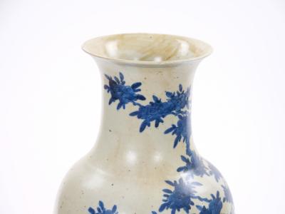 Chinese Blue and White Porcelain Decorative Vase Phoenix Decoration 14 3 4 in