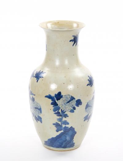 Chinese Blue and White Porcelain Decorative Vase Phoenix Decoration 14 3 4 in