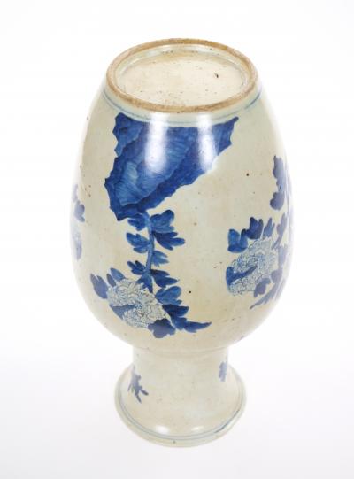 Chinese Blue and White Porcelain Decorative Vase Phoenix Decoration 14 3 4 in