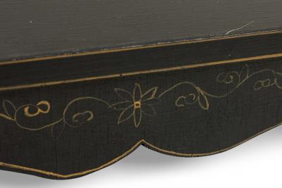 Chinese Box on Base with Paintings of Birds and Plants
