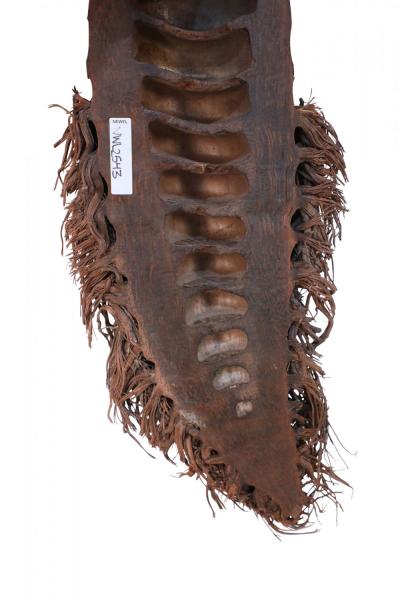 Chinese Carved Bamboo Root Face Wall Hanging