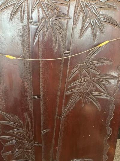 Chinese Carved Monkey Wall Plaque