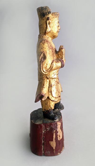 Chinese Carved Wooden Figure