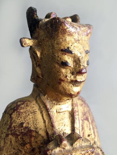 Chinese Carved Wooden Figure