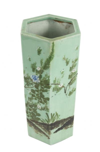 Chinese Celadon Porcelain Umbrella Stand