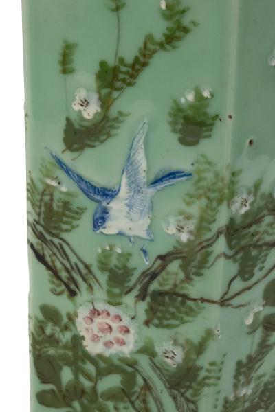 Chinese Celadon Porcelain Umbrella Stand