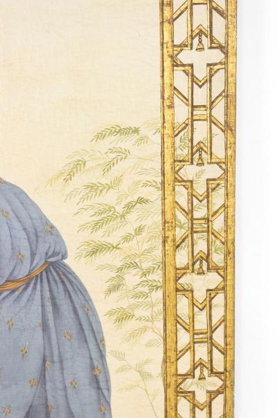 Chinese Chinoiserie Scene Portrait