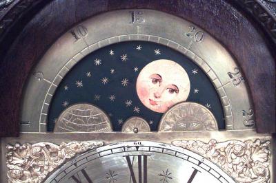 Chinese Chippendale Mahogany Mantel Clock