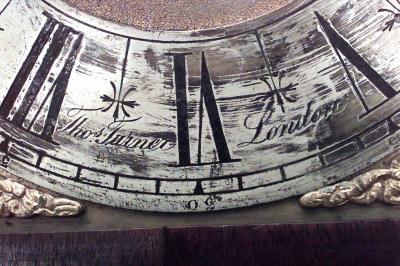 Chinese Chippendale Mahogany Mantel Clock