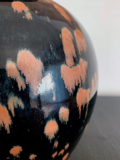 Chinese Cizhou Ceramic Vase with Russet Splash Glaze