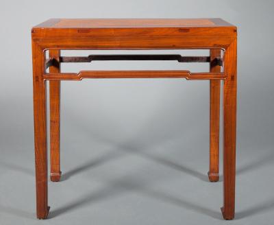 Chinese Elmwood Console