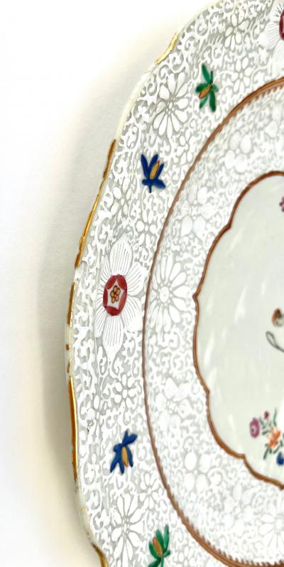 Chinese Export Anglo Indian Market Elephant Mahout Chargers Pair circa 1760