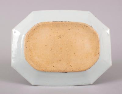 Chinese Export Armorial Platter with the Arms of Samuel Vaughan c 1750