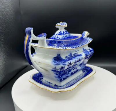 Chinese Export Blue White Ceramic Coffee Tea service