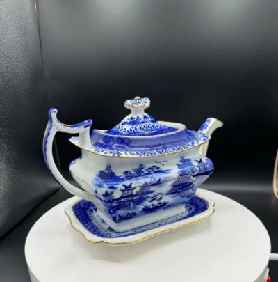 Chinese Export Blue White Ceramic Coffee Tea service