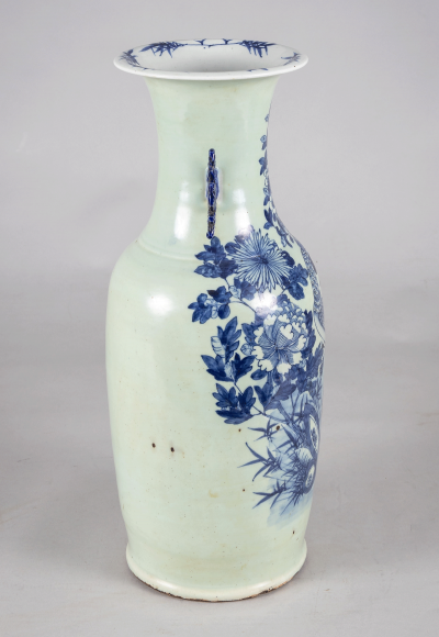 Chinese Export Celedon Vase