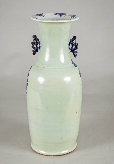 Chinese Export Celedon Vase