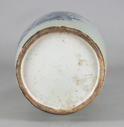 Chinese Export Celedon Vase