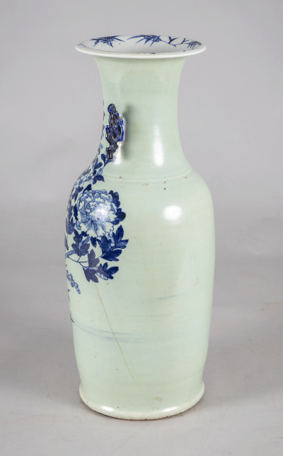 Chinese Export Celedon Vase