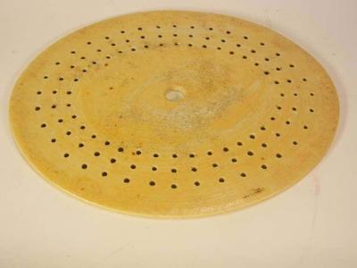 Chinese Export Chop Platter and Strainer Rare Unused Marriage Armorial