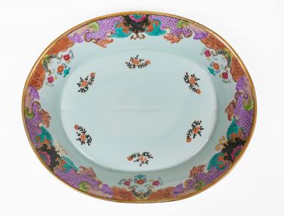 Chinese Export Covered Tureen and Stand Qianlong Style