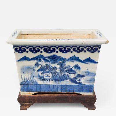 Chinese Export Jardiniere on Stand Circa 1800
