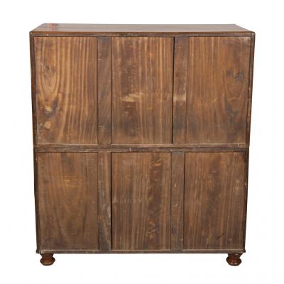 Chinese Export Mahogany and Brass Inlaid Campaign Chest