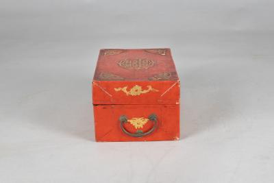 Chinese Export Red Lacquered Box