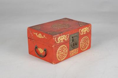 Chinese Export Red Lacquered Box