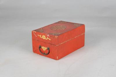 Chinese Export Red Lacquered Box