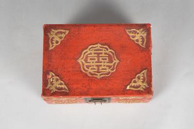 Chinese Export Red Lacquered Box