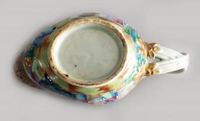 Chinese Export Rose Mandarin Gravy Boat