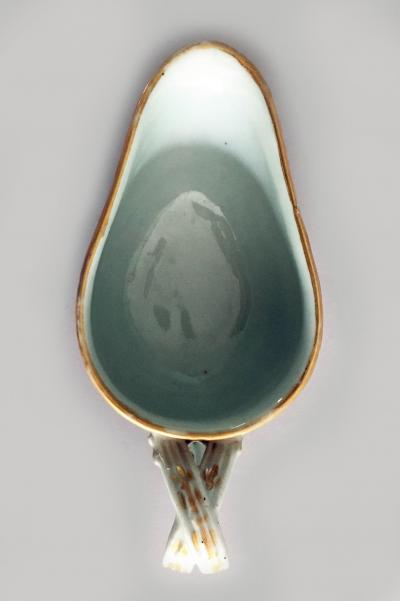 Chinese Export Rose Mandarin Gravy Boat