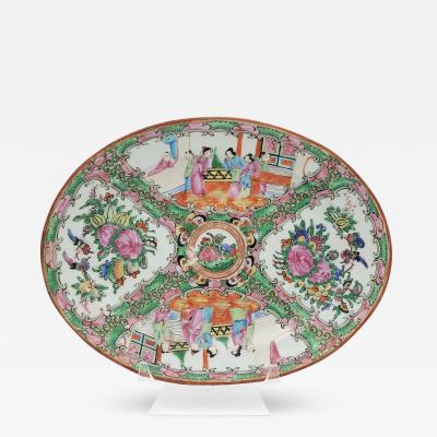 Chinese Export Rose Medallion Platter China circa 1880