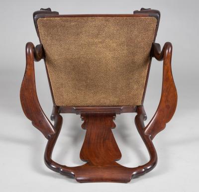 Chinese Export Rosewood Armchair Circa 1780