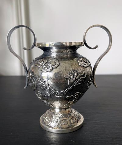 Chinese Export Silver Tea or Coffee Service by ZeeSung