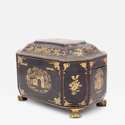 Chinese Export Tea Caddy circa 1840