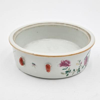 Chinese Famille Rose Porcelain Censer circa 1880